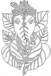 glass outline painting patterns drawing designs flowers god ganesh ganpati scenery peacock ganesha pattern goddess hand drawings paintings clipart arts