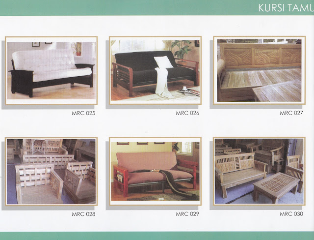 Sofa minimalis jati murah MRC 025 - MRC 030 sofa minimalis jati