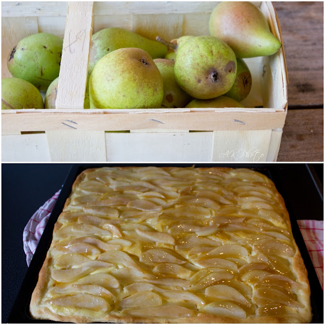Wolkenfees Küchenwerkstatt: Birnenkuchen vom Blech à la Wolkenfee Wolkenfees Küchenwerkstatt: Birnenkuchen vom Blech à la Wolkenfee