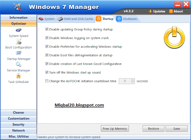 Cara Ampuh Mempercepat Booting dan Shutdown di Windows 7