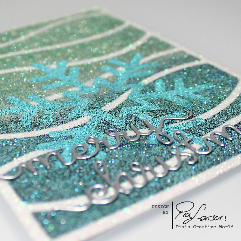Pia's Creative World Creative Use of Embossing Powders with OCC Heat Wave