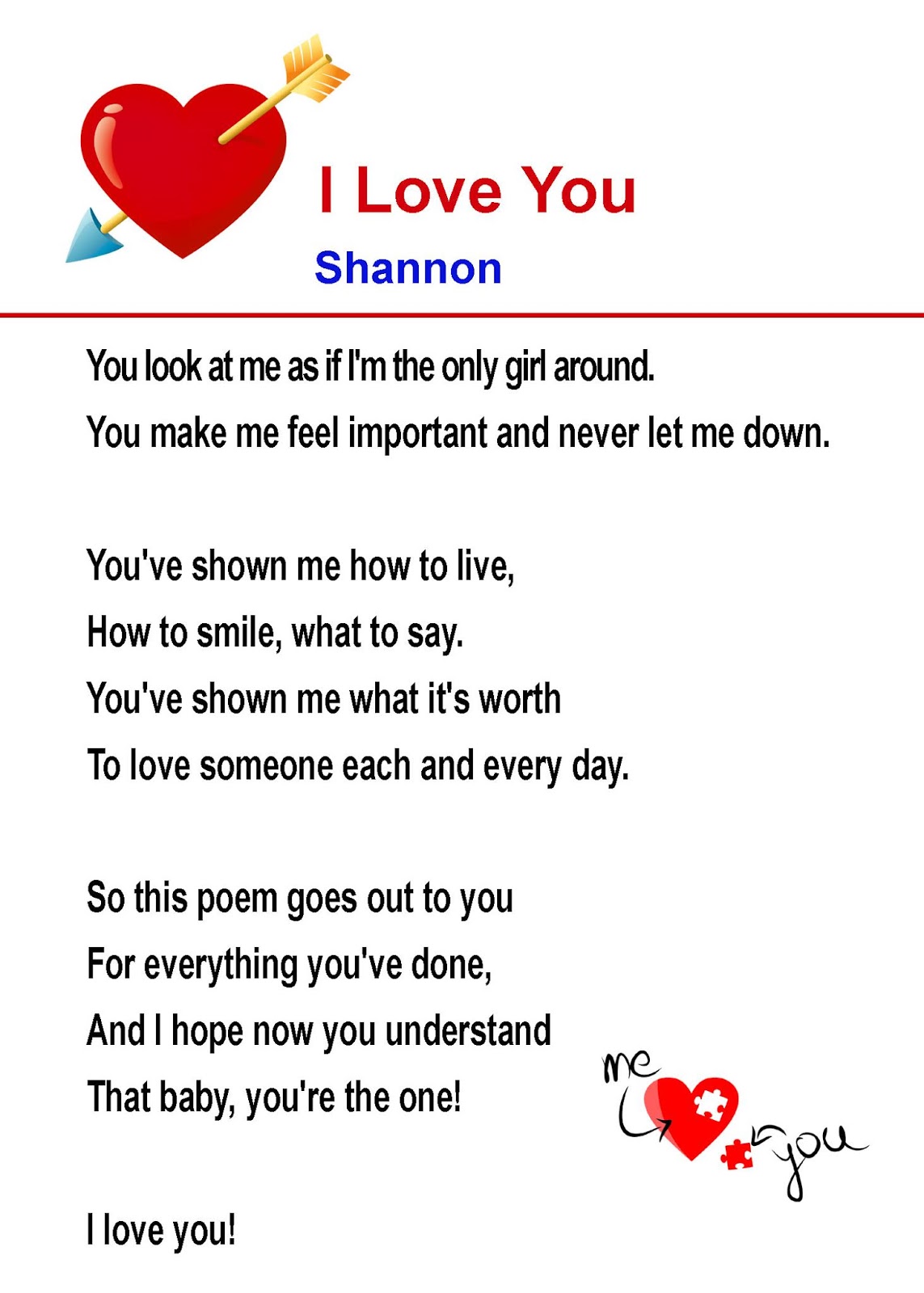 Free Wallpaper Dekstop I Love You Poem Wallpaper I Love You