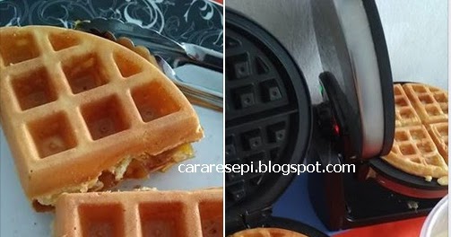 Cawan resepi waffle sukatan Secubit Garam: