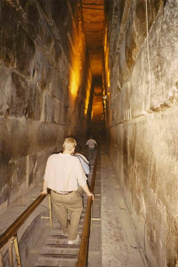 Inside the Great Pyramid of Giza 