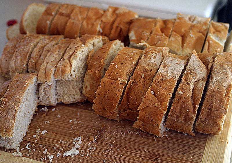 Homemade Croutons from Frozen Stale Bread