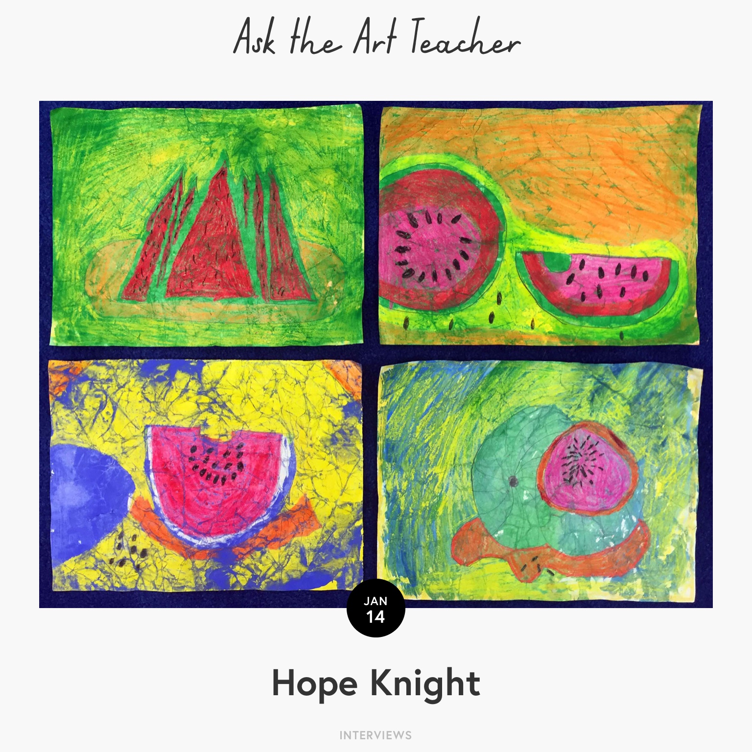 Mrs. Knight's Smartest Artists: Ask the Art Teacher