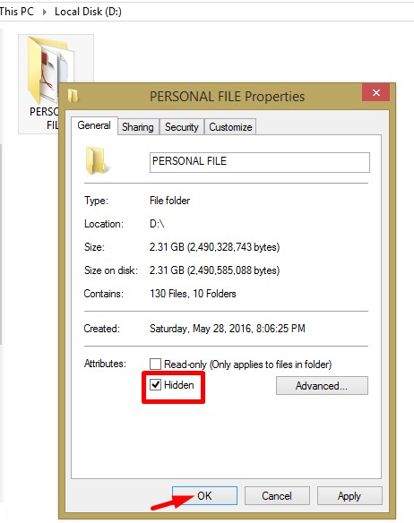 How to hide files in pc computer me folder hide kaise kare