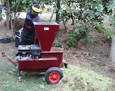 Isaan Thailand Village Garden Chipper Mulcher TruYard Garden Chipper delivered to Isaan Village Thailand