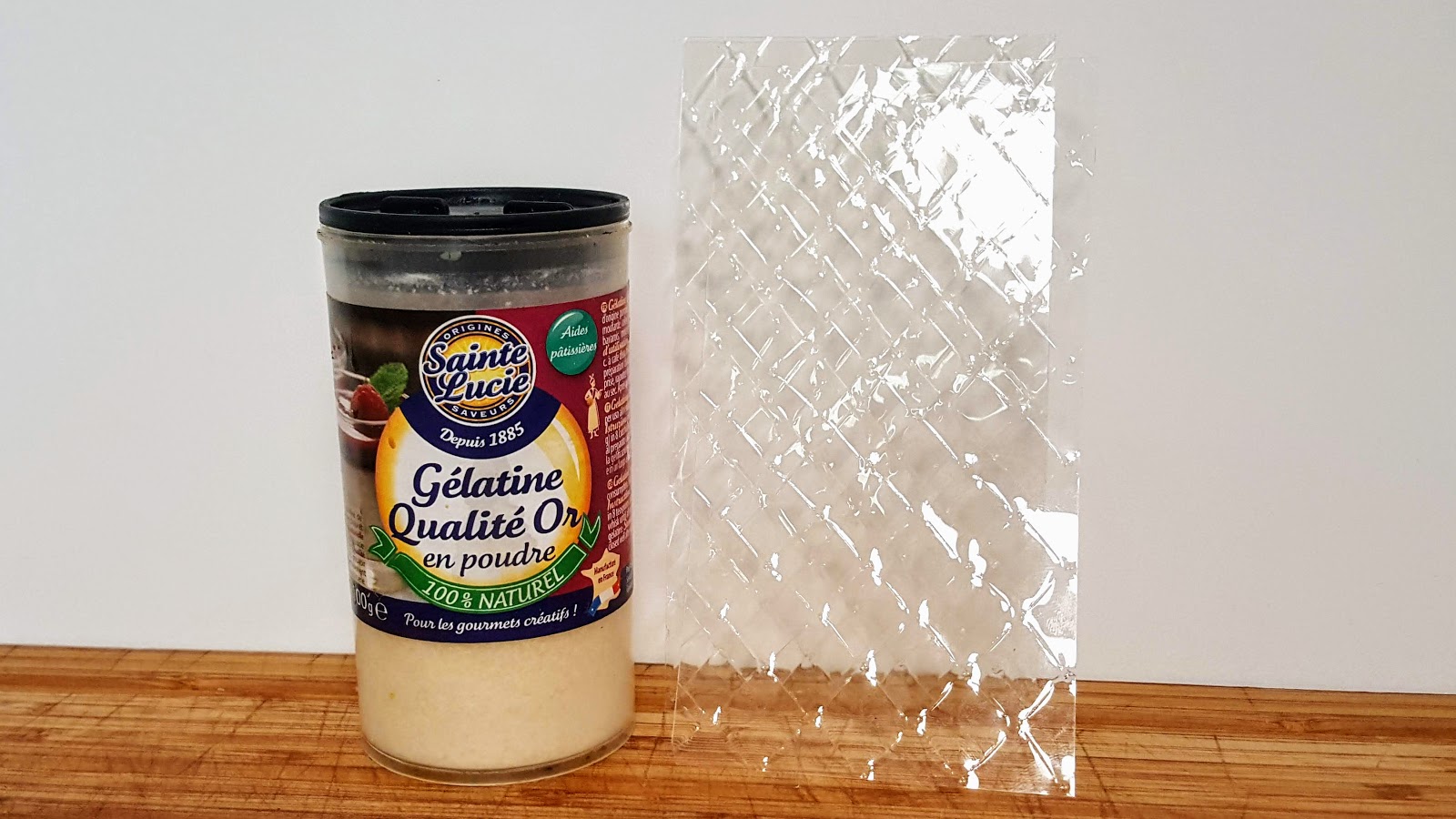 La gélatine utilisation et grammage