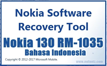 Cara Flashing Bahasa Indonesia Nokia 130 RM-1035