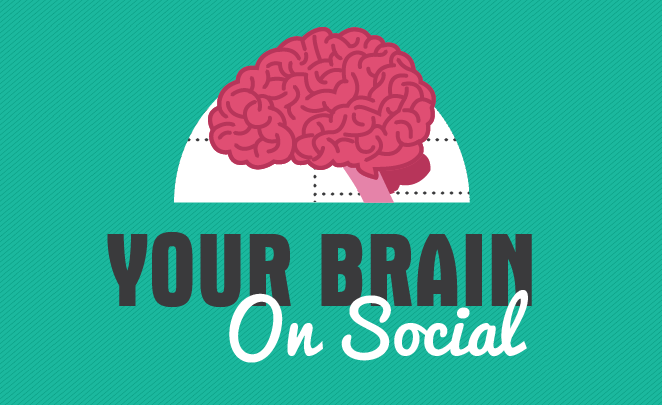 The Human Brain and Social Media - #infographic