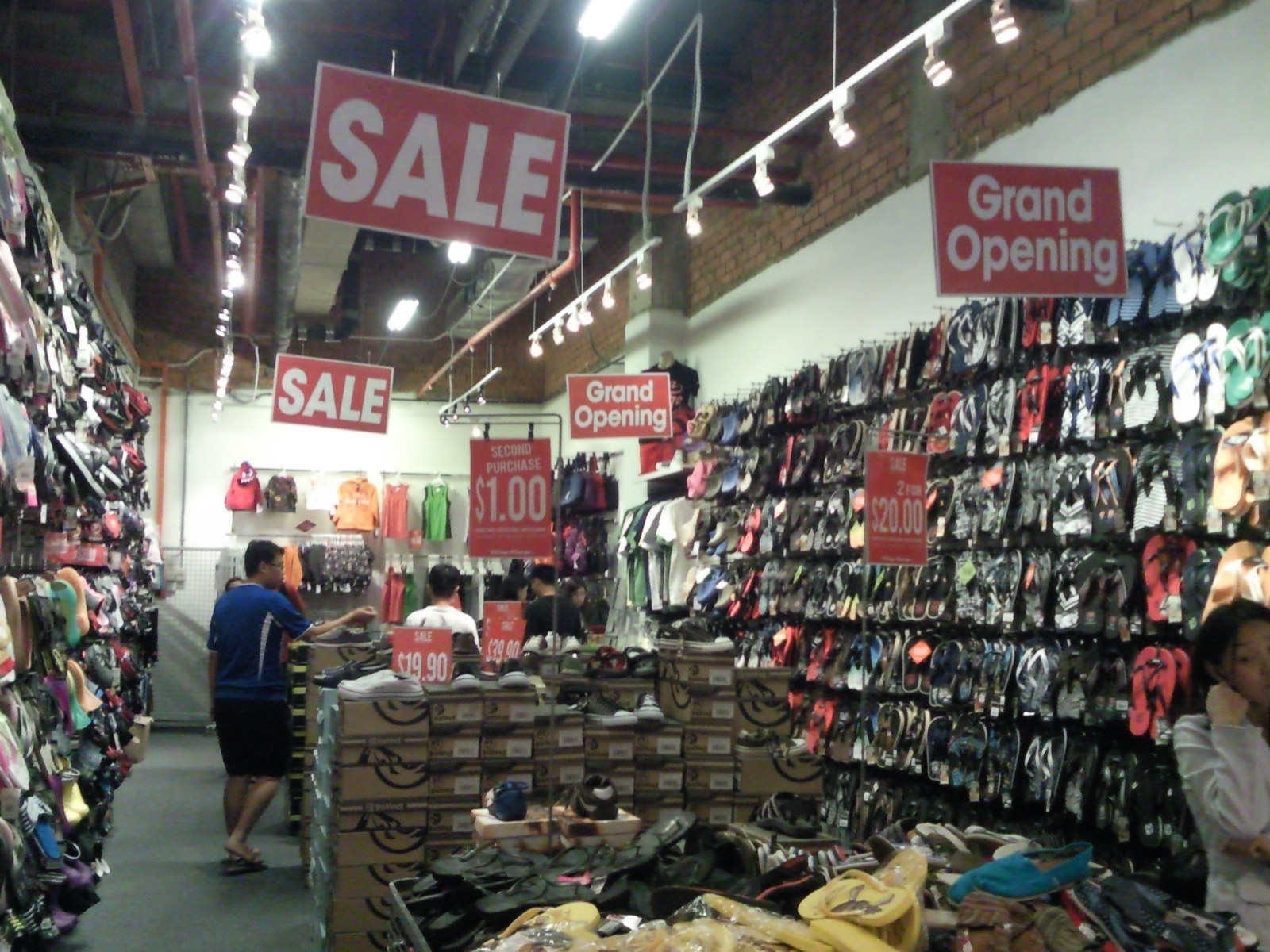 flip flop warehouse sale
