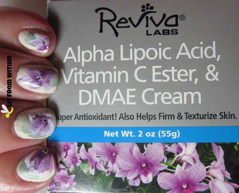 Reviva Labs packaging that inspired my mani