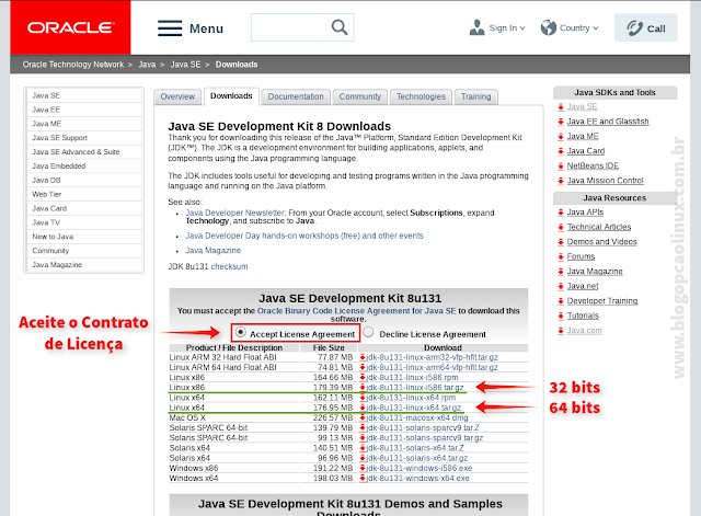 Instalando o Oracle Java Development Kit (JDK) no Debian
