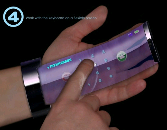 Roller Phone: - Change Your Phone Into Wristband (Conceptual Project) - GT