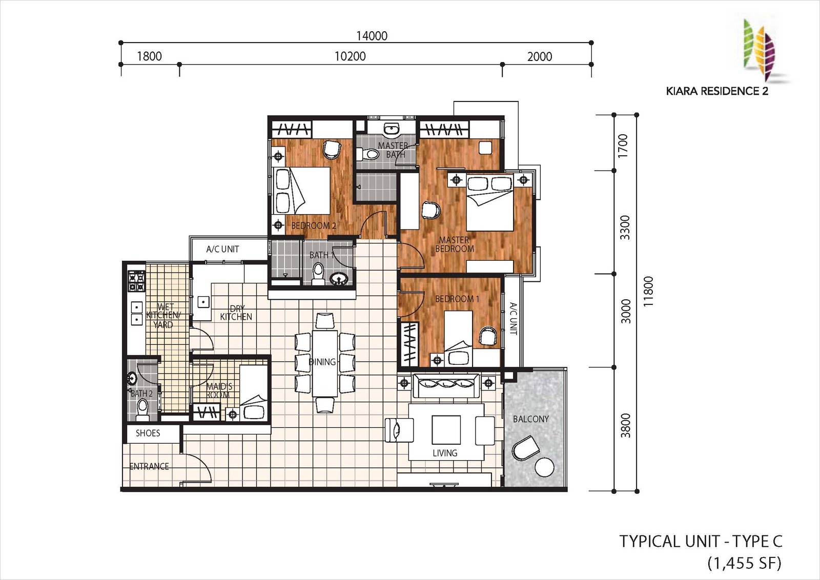 KIARA RESIDENCE Kiara Residence 2 Floor Plan