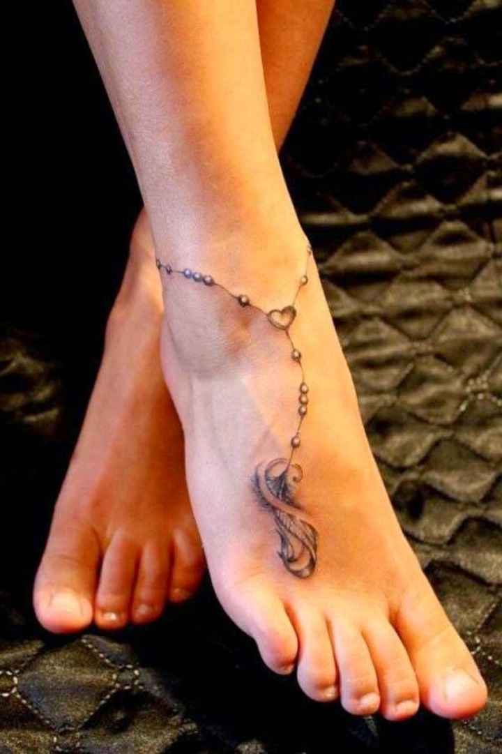 Tatuajes En El Pie Para Mujeres - Imágenes de tatuajes en el pie para mujeres