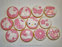 Galletas de mantequilla decoradas con fondant