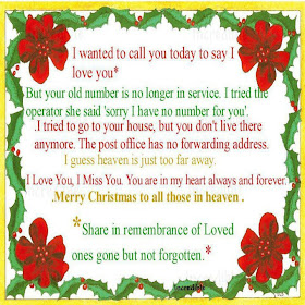 Christmas in heaven life inspiration quotes: Merry Christmas to those in Heaven inspiration