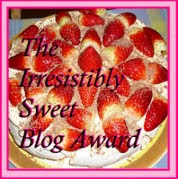 Irresistably Sweet Blog Award