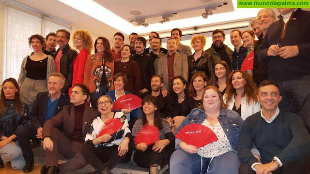 Destacados actores y actrices colaboran en la promoción de La Palma ante medios especializados en el sector audiovisual