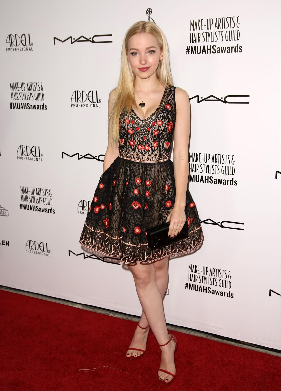 Red Carpet Dresses: Dove Cameron - The Make-Up Artists & Hair Stylist ...