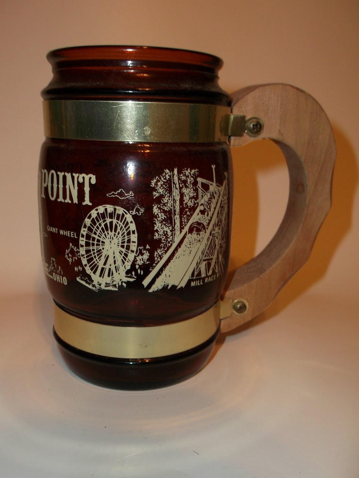 Little Brown Mugs With Wooden Handles A Little Brown Mug With A Wooden