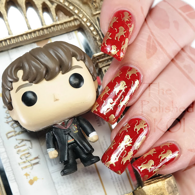 Gryffindor Nail Art