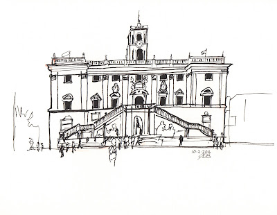 Capitoline Hill ink
