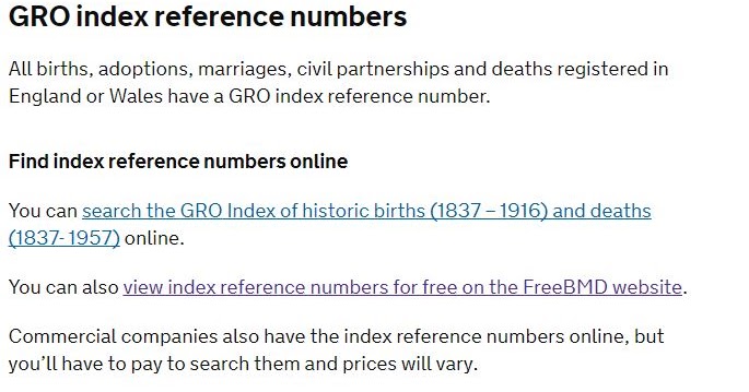 Stepping Stones Genealogy Lesson 5 The Gro And Freebdm For m S In England Wales