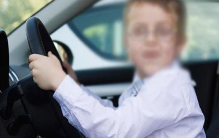 He was driving home