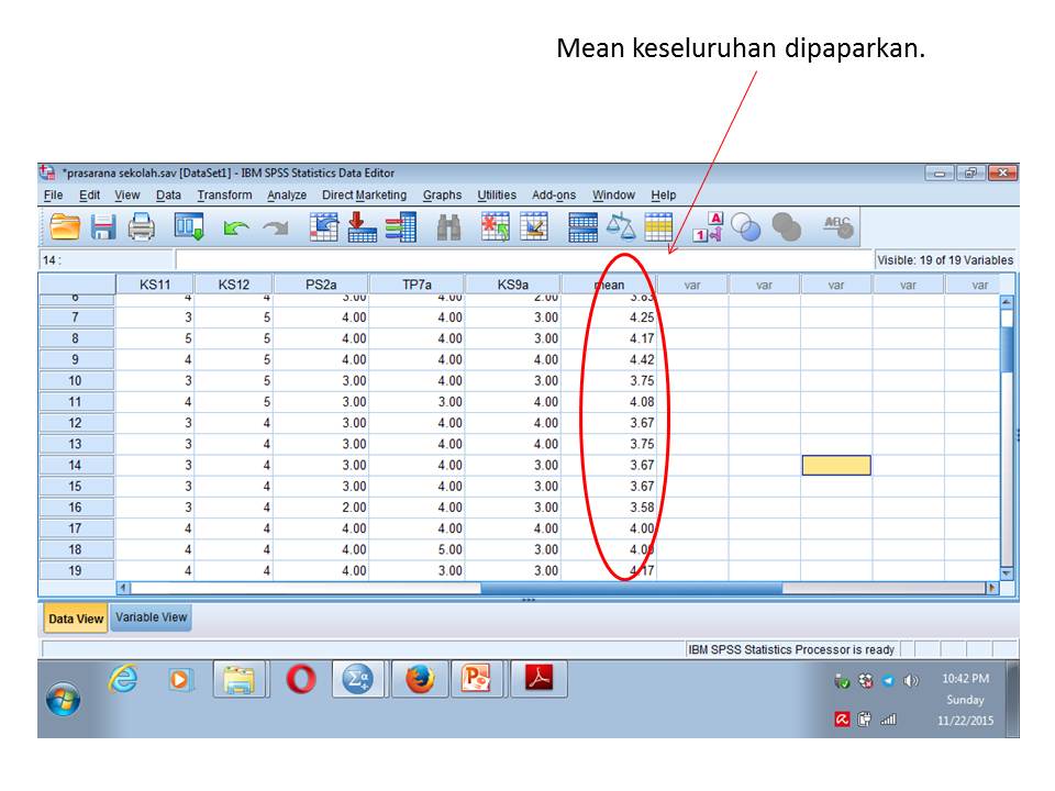 Cikgu roha menulis spss for dummies 2 mencari mean individu