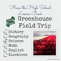 From the High School Lesson Book - A Poinsettia PhotoJournal (Greenhouse Field Trip) on Homeschool Coffee Break @ kympossibleblog.blogspot.com #homeschool #fieldtrip 