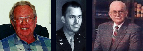 Walter Haut, Col. Thomas Dubose, Lt. Robert Shirkey (Ret)