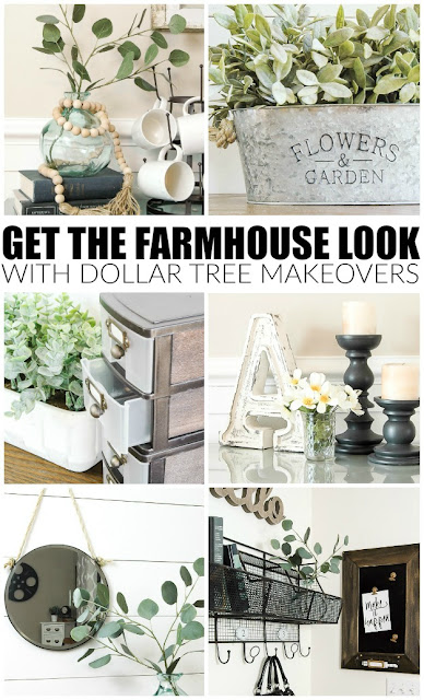 Dollar Tree farmhouse makeovers