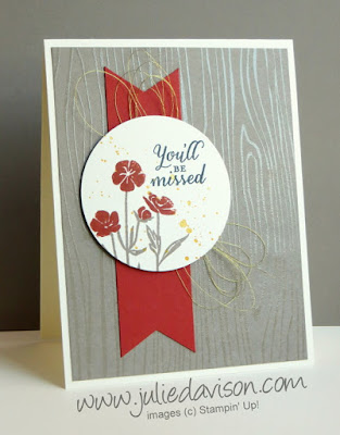 Stampin' Up! Wild About Flowers Card for Global Design Project #GDP008 #stampinup www.juliedavison.com