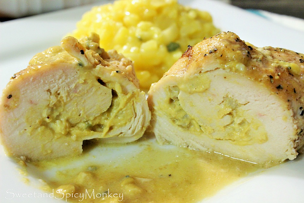 Sweet and Spicy Monkey Pumpkin Stuffed Chicken Recipe + Sweese Meat