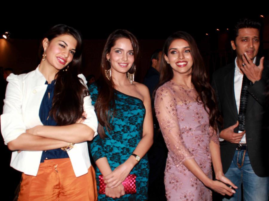 jacqueline fernandez, Shazahn Padamsee, Asin in shorts - Housefull 2 Movie Team At Audi TT Launch