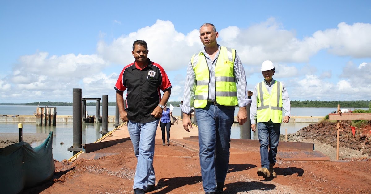 Beneath the Wisteria Approval of Port Melville supply base near Darwin
