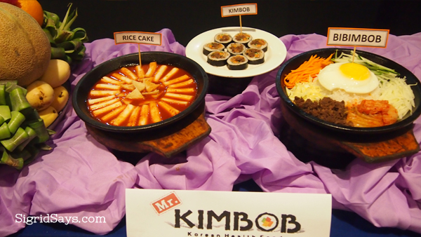 Kimbob Korean food