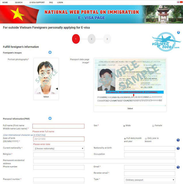 Visado electrónico para acceder a Vietnam - eVisa