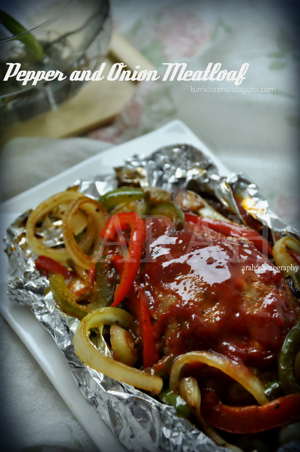 Arah Pepper and Onion Meatloaf