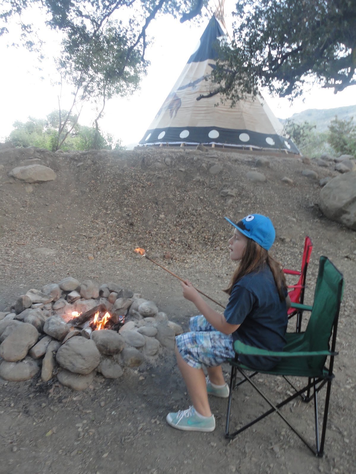 Six Jellybeans Tee Pee Camping