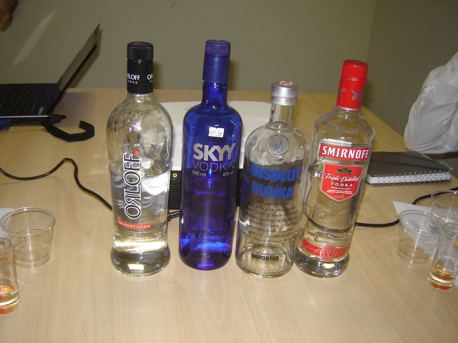 Treinamento de Vodkas Pernod Ricard: Treinamento de Vodka ( Pernod Ricard )