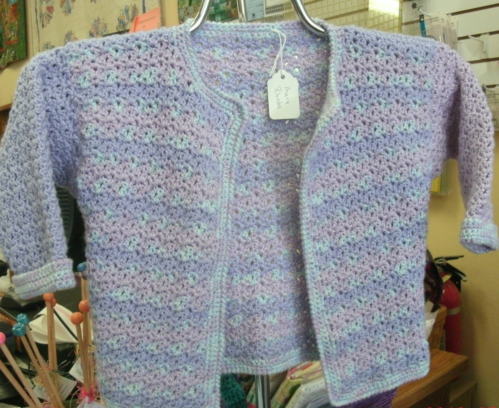 Stitch Whisper Toddler cardigan to crochet