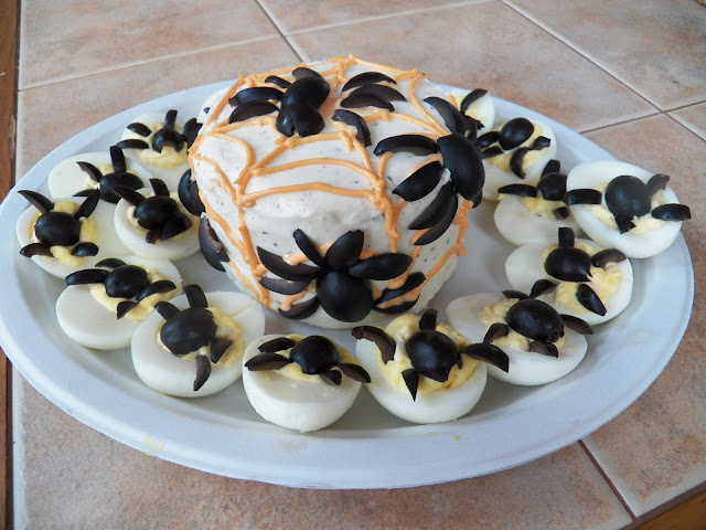 Spider Cake and eggs