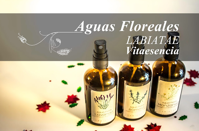 Vitaesencia: Aguas florales de Labiatae: Manzanilla, Lavanda y Romera.