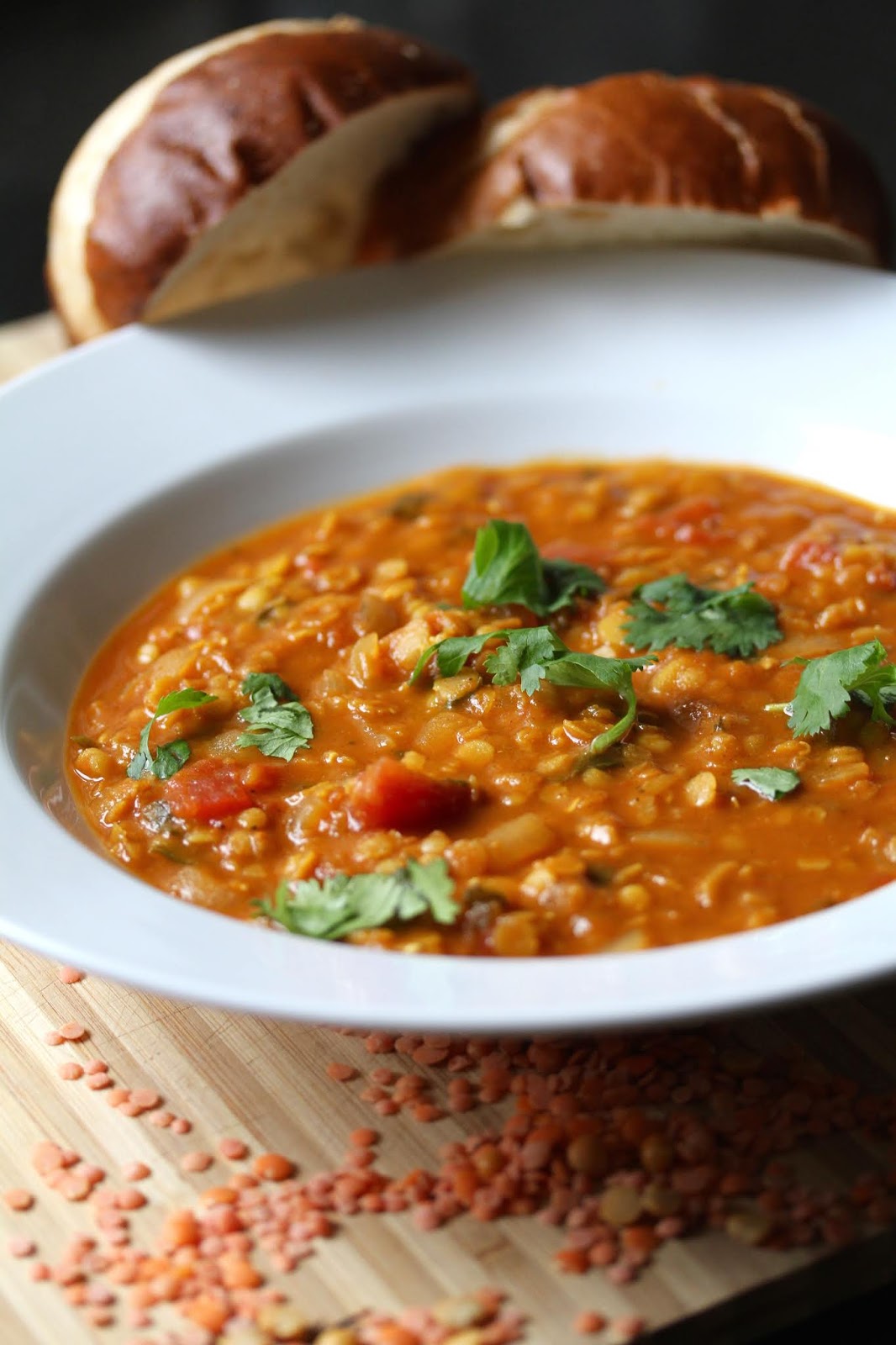 Smith's Vegan Kitchen Curried Lentil, Tomato and Coconut Soup