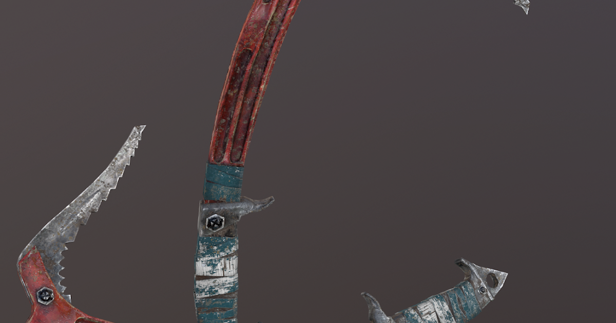 Climbing Axe Game Asset