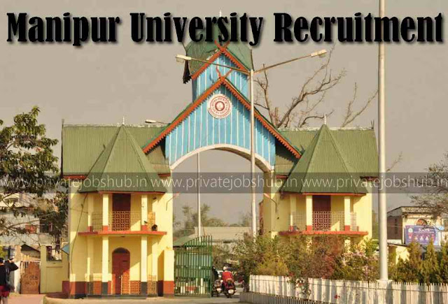 Manipur University Recruitment Manipur University Recruitment